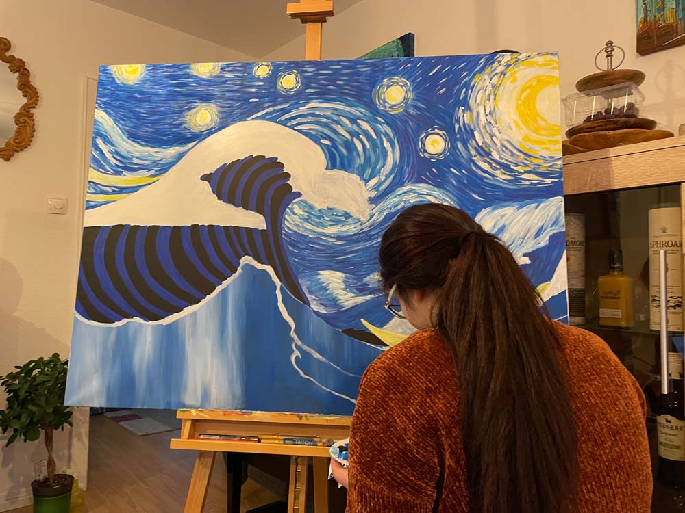 Acrylgemälde von Aurora Schneider aus Rüsselsheim